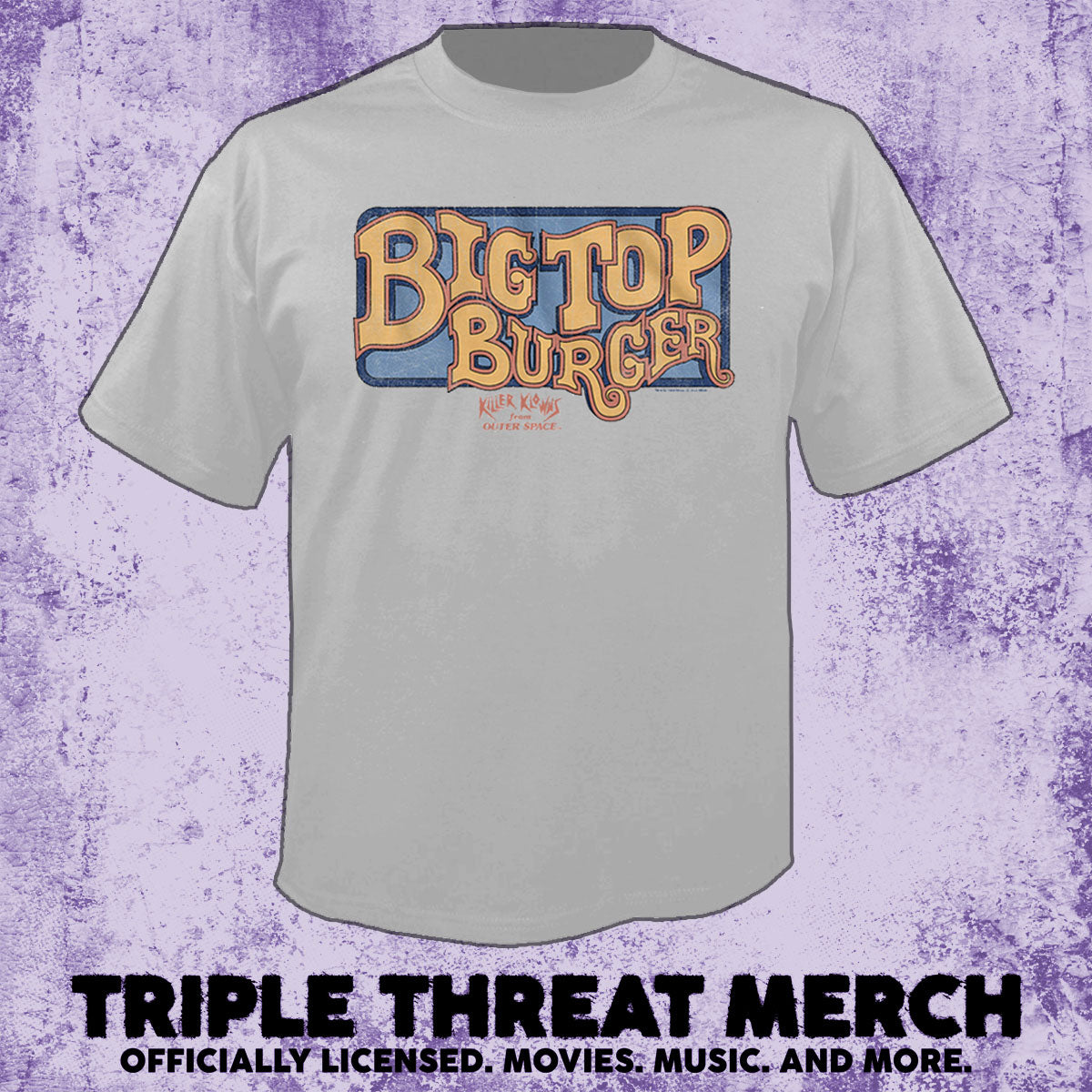 Killer Klowns From Outer Space - Big Top Burger (Gray) [Mens Shirt]