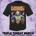 Killer Klowns From Outer Space - Klownzilla Comic (Charcoal) [Mens Shirt]