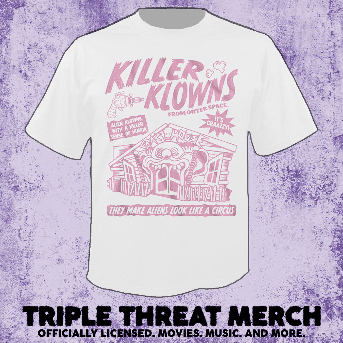 Killer Klowns From Outer Space - Alien Klowns (White) [Mens Shirt]