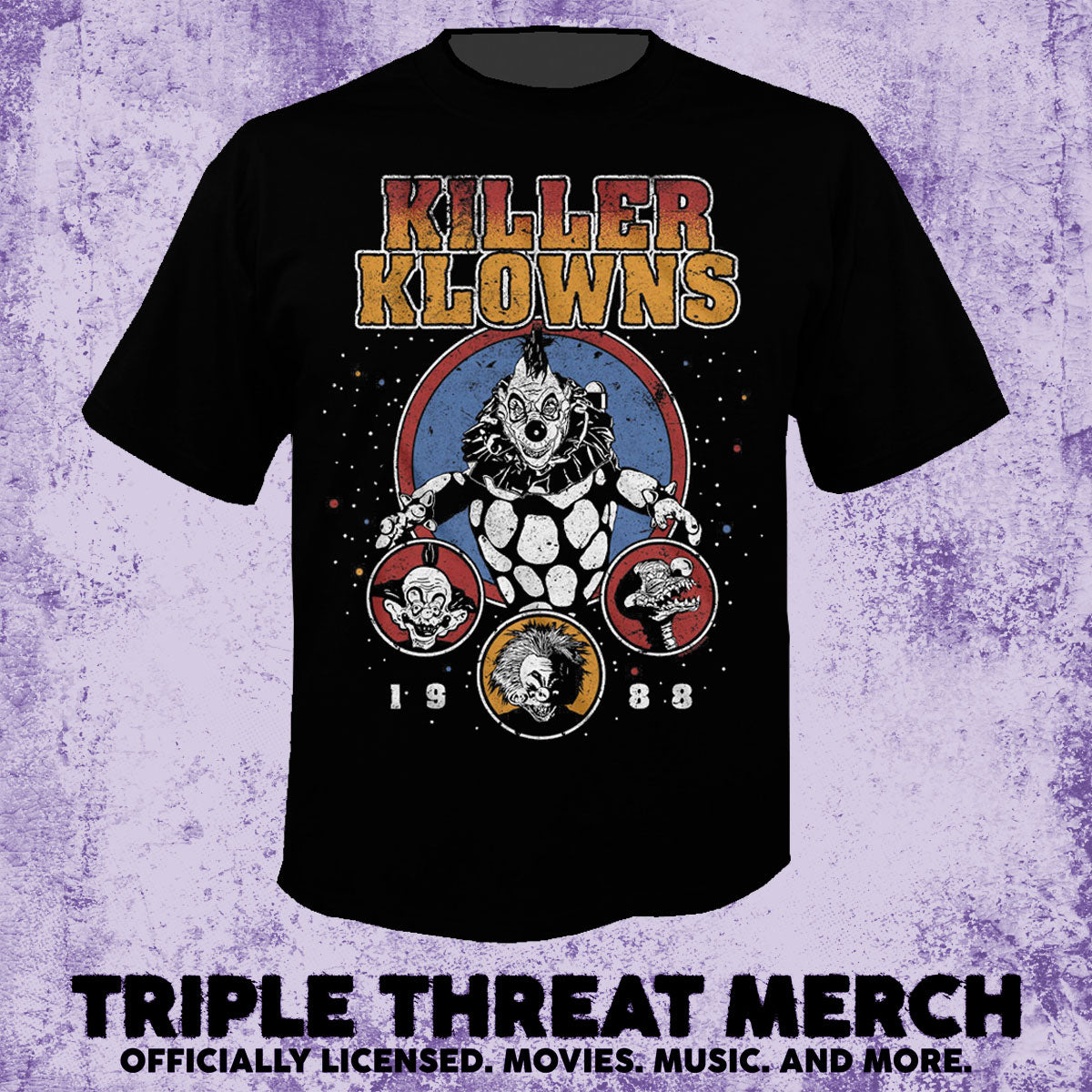 Killer Klowns From Outer Space - Space Poster [Mens Shirt]