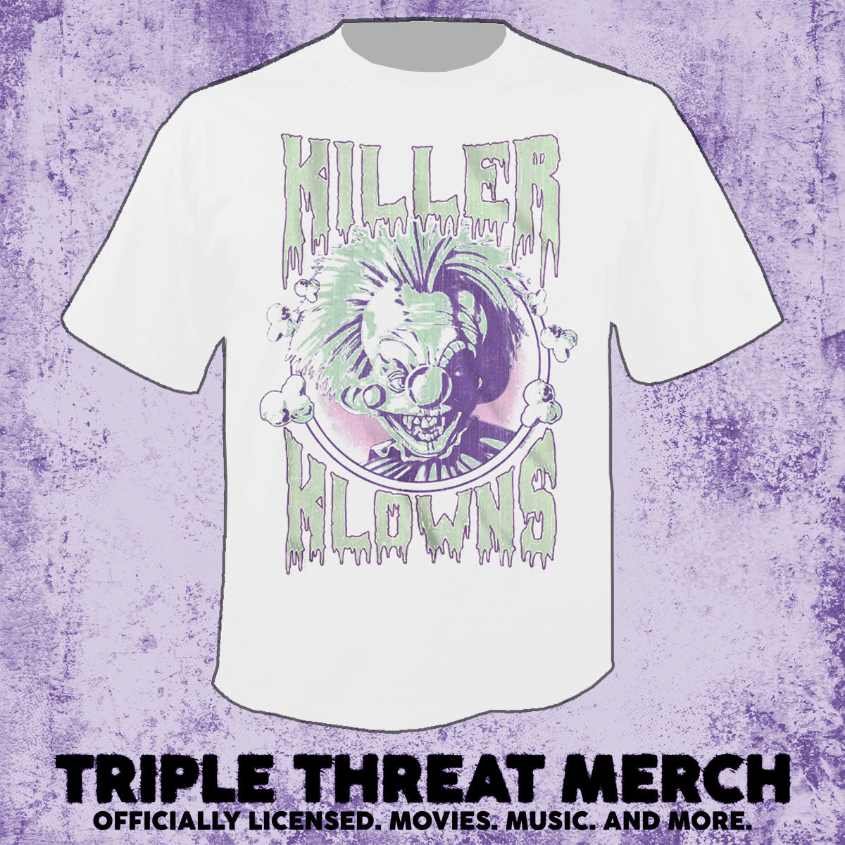 Killer Klowns From Outer Space - Killer Popcorn (White) [Mens Shirt]