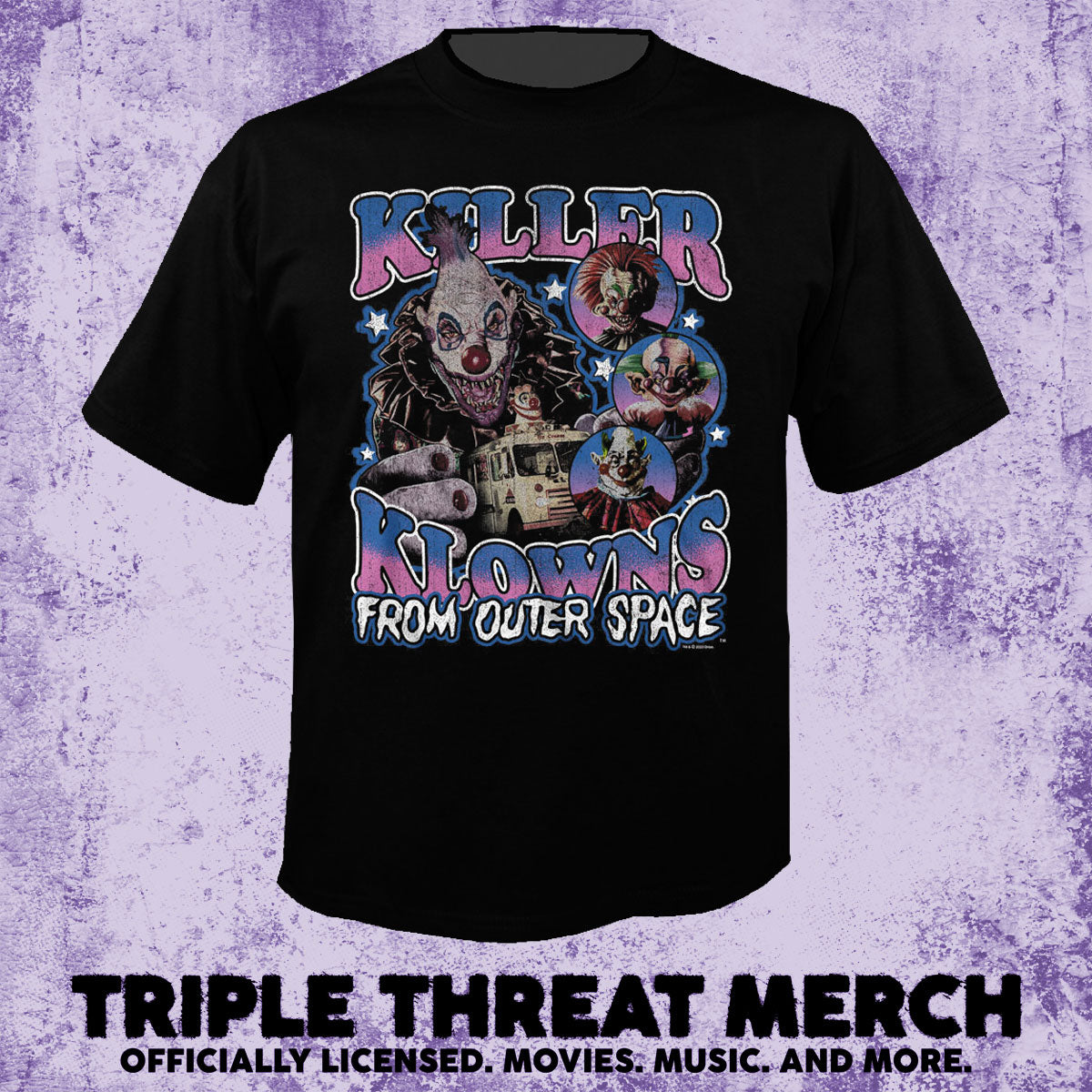 Killer Klowns From Outer Space - Collage (Color) [Mens Shirt]