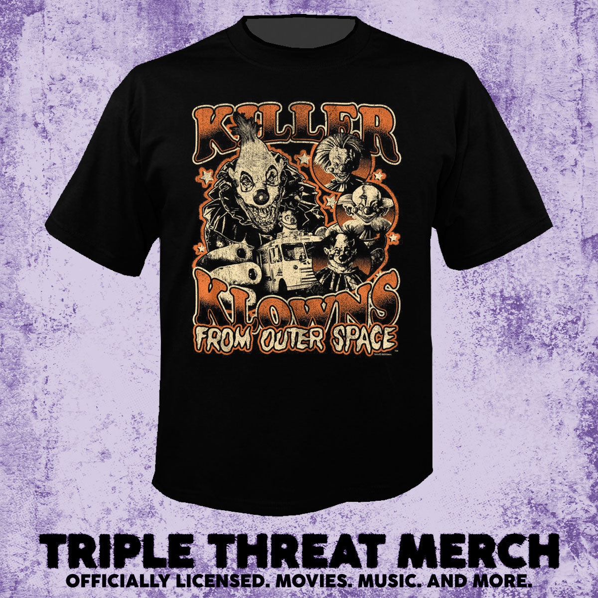 Killer Klowns From Outer Space - Collage (Screamcicle) [Mens Shirt]