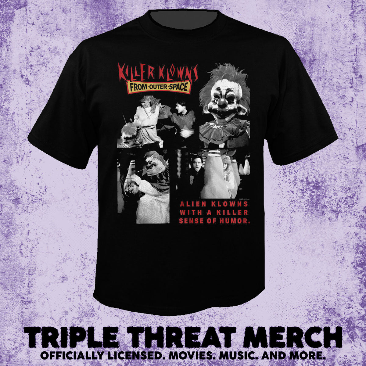 Killer Klowns From Outer Space - Collage Photos [Mens Shirt]