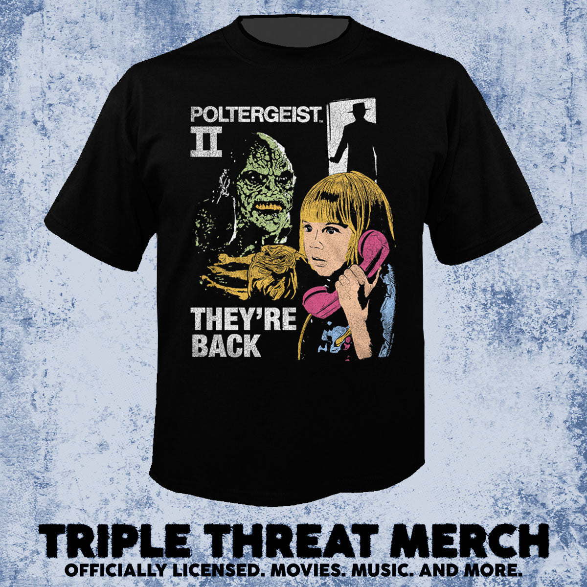 Poltergeist - Theyre Back (Neon) [Mens Shirt]