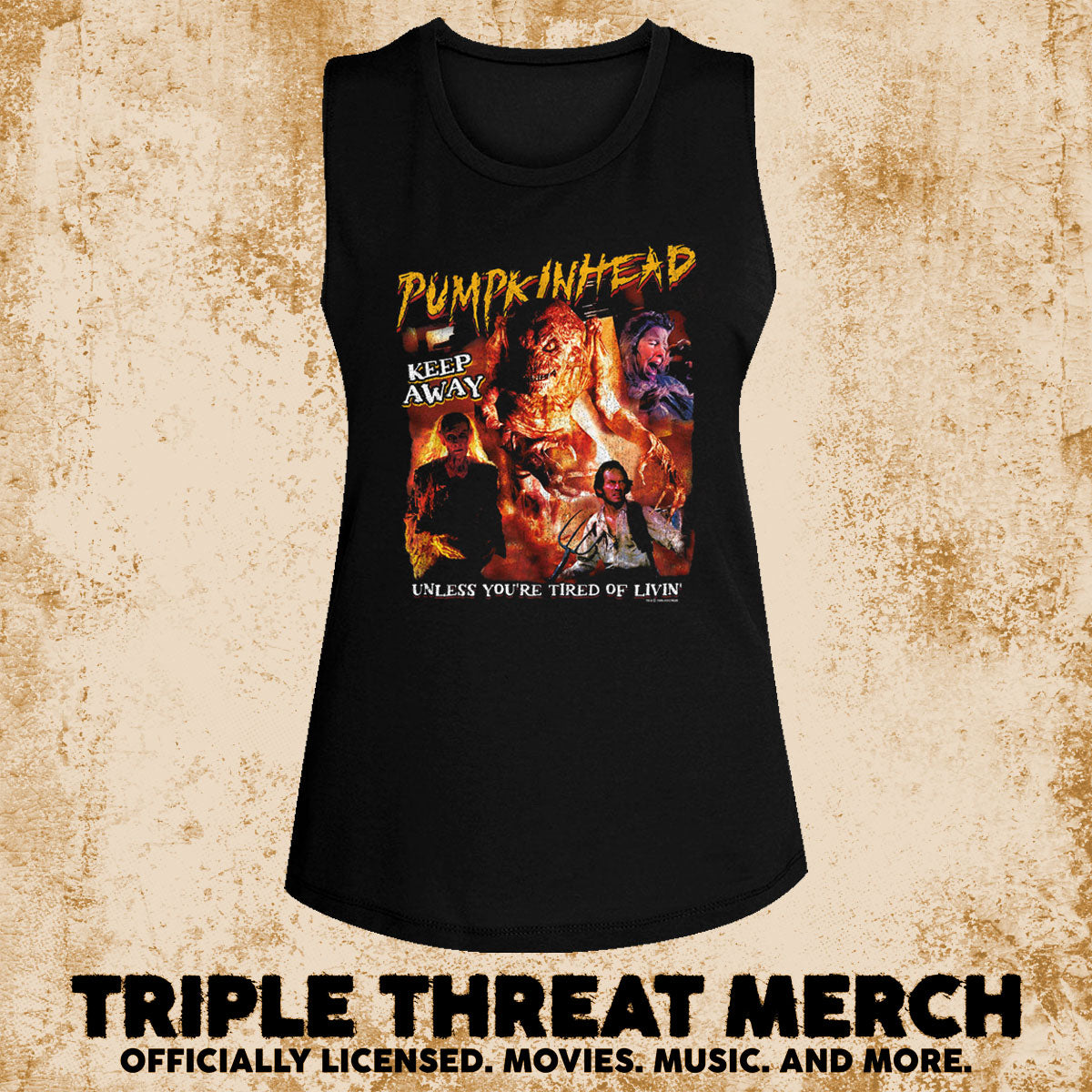 Pumpkinhead - Tired Of Livin [Womens High Neck Tanktop]
