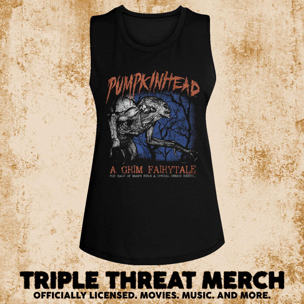 Pumpkinhead - A Grim Fairytale [Womens High Neck Tanktop]