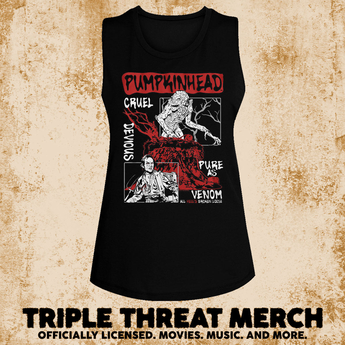 Pumpkinhead - Broken Loose [Womens High Neck Tanktop]