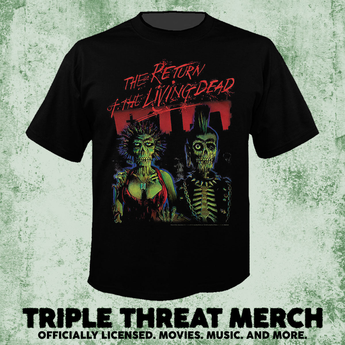 Return Of The Living Dead - Cemetery Sunset [Mens Shirt]
