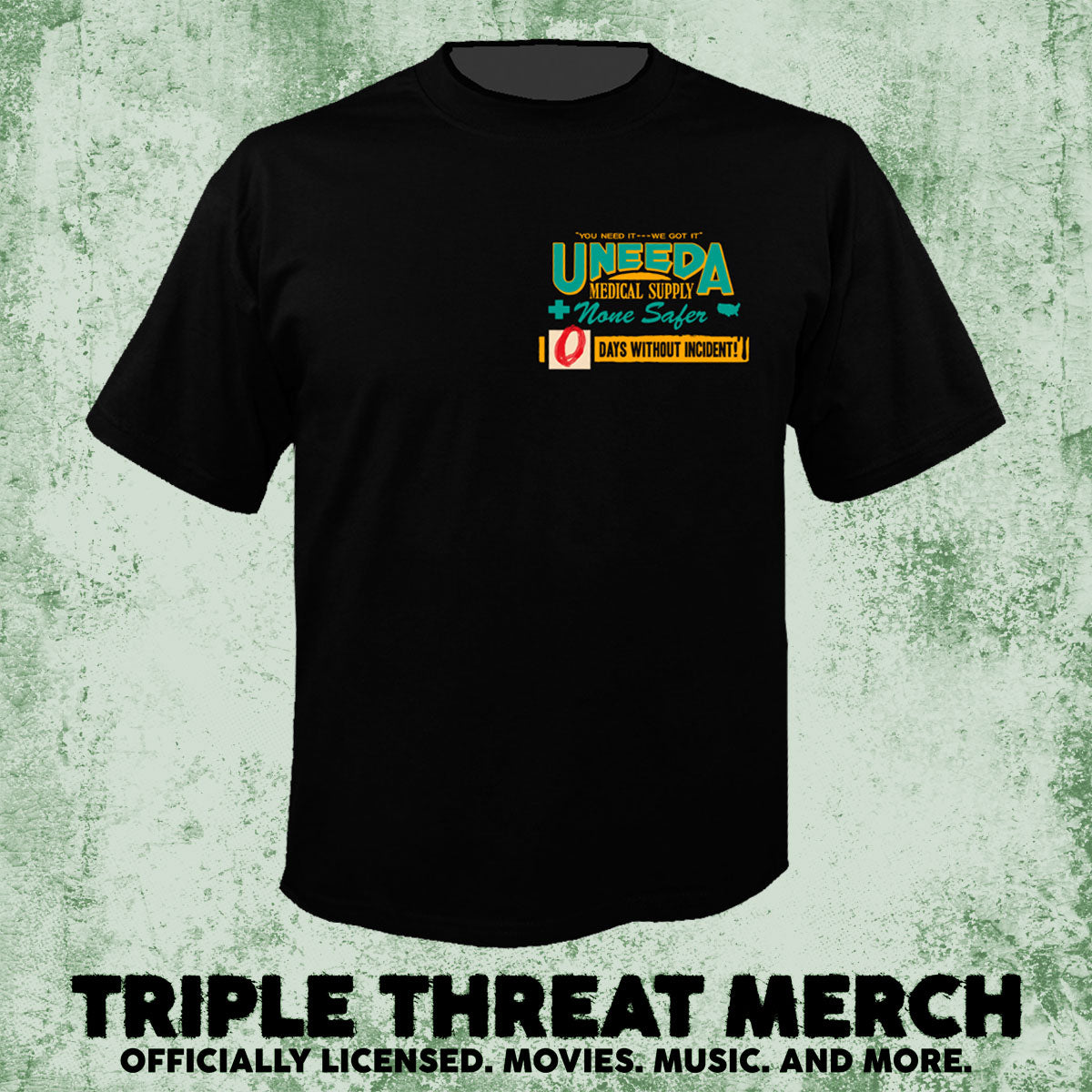 Return Of The Living Dead - Saftey Poster (Front And Back Print) [Mens Shirt]