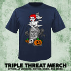 Return Of The Living Dead - Trash Or Treat (Navy) [Mens Shirt]