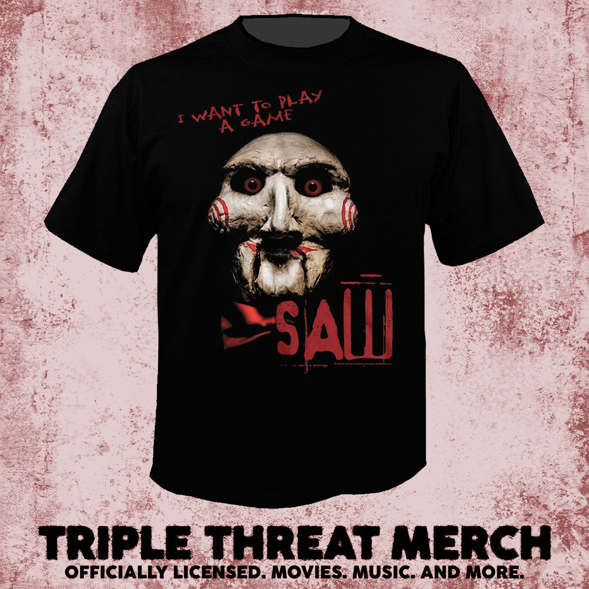 Saw - Billy Close-Up [Mens Shirt]