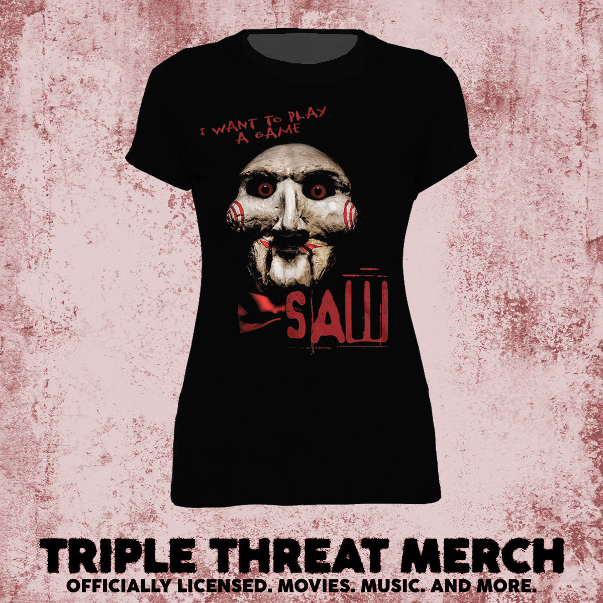 Saw - Billy Close-Up [Womens Shirt]