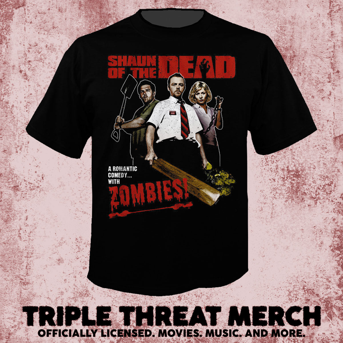 Shaun Of The Dead - Romantic Comedy [Mens Shirt]