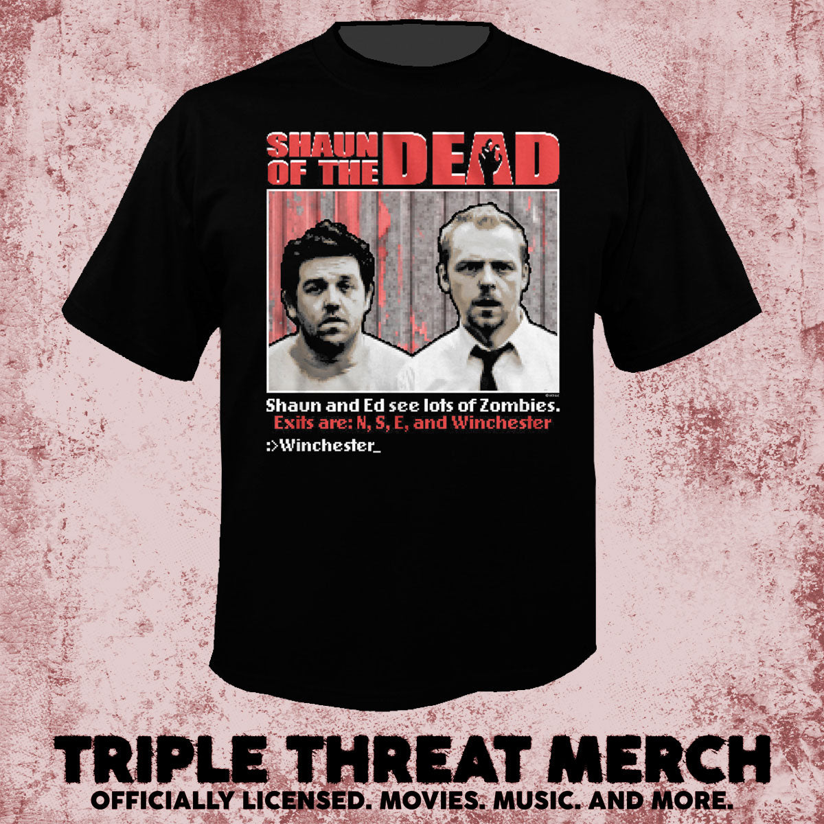 Shaun Of The Dead - Run Winchester [Mens Shirt]
