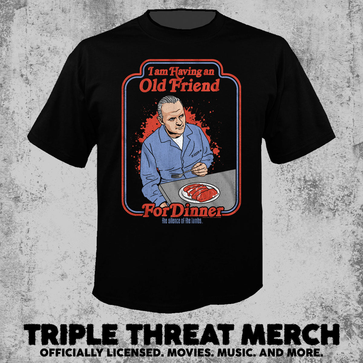 Silence Of The Lambs - Friends Cartoon [Mens Shirt]