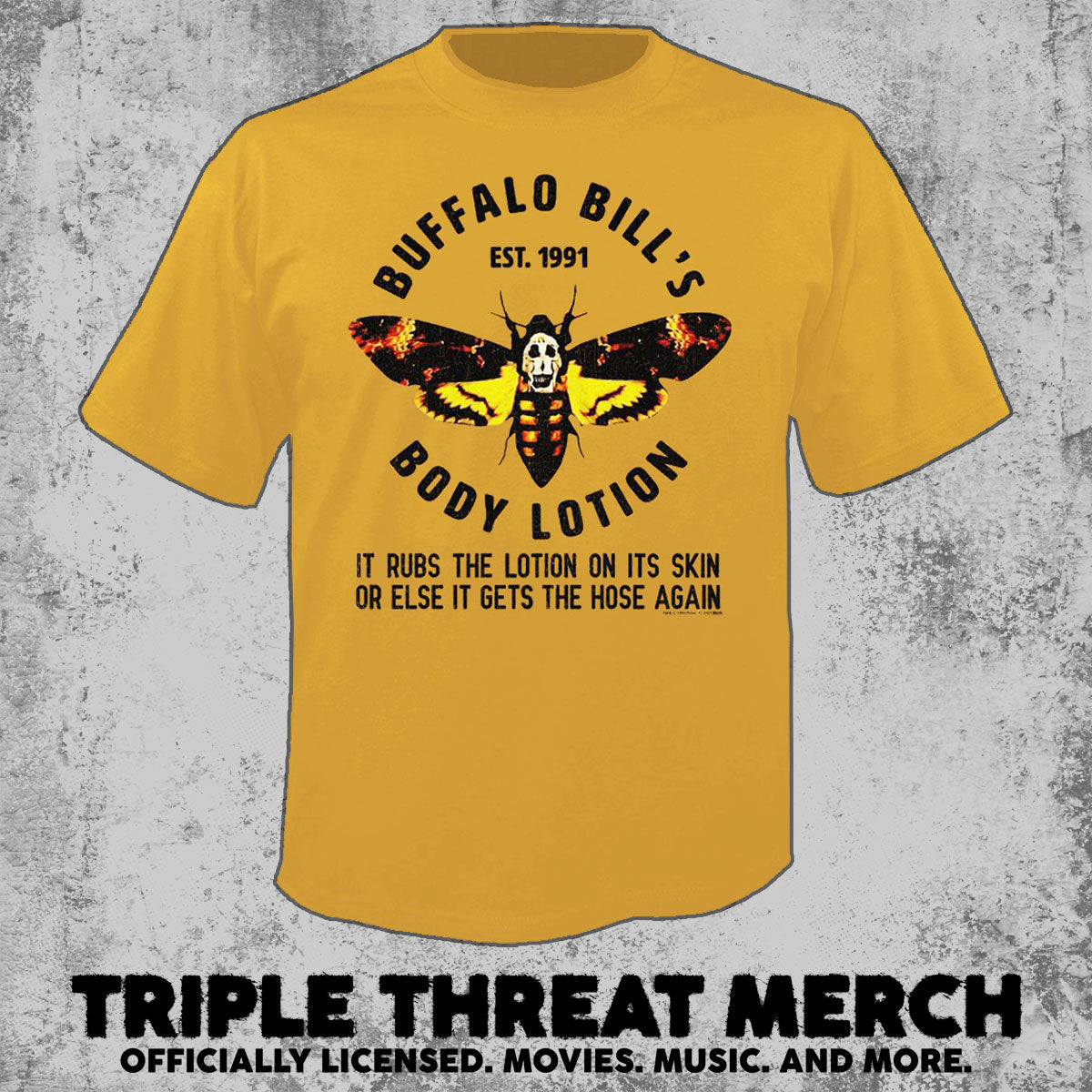 Silence Of The Lambs - Buffalo Bill Body Lotion (Gold) [Mens Shirt]