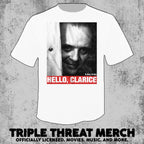 Silence Of The Lambs - Hello Clarie (White) [Mens Shirt]