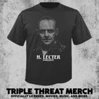 Silence Of The Lambs - Hannibal Portrait (Charcoal) [Mens Shirt]