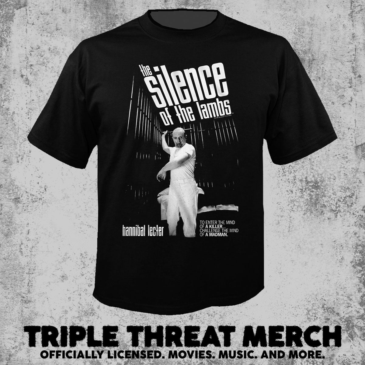 Silence Of The Lambs - Challenge The Mind Of A Madman [Mens Shirt]