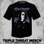 Crow - Close Up (Purple) [Mens Shirt]