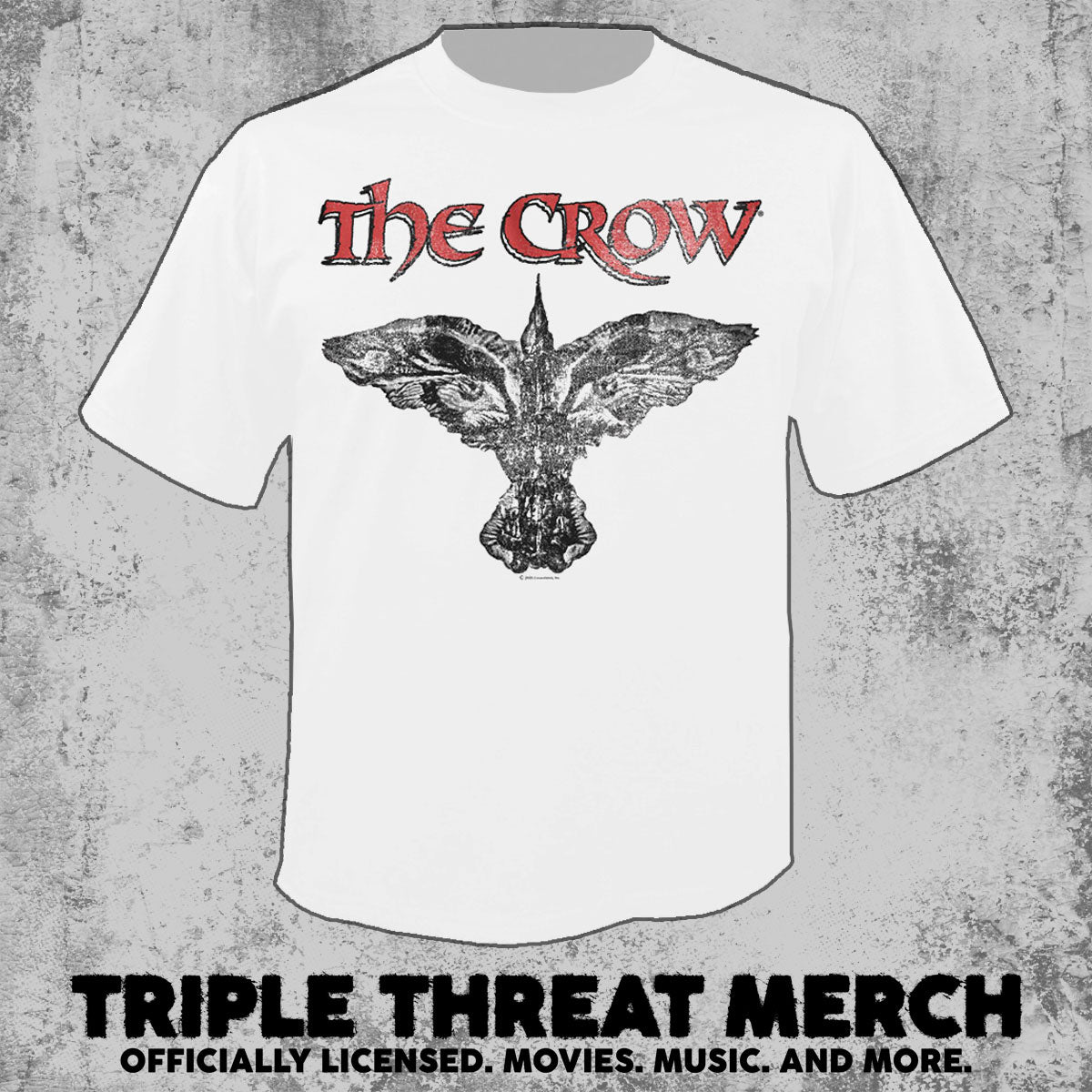 Crow - Logo (White) [Mens Shirt]