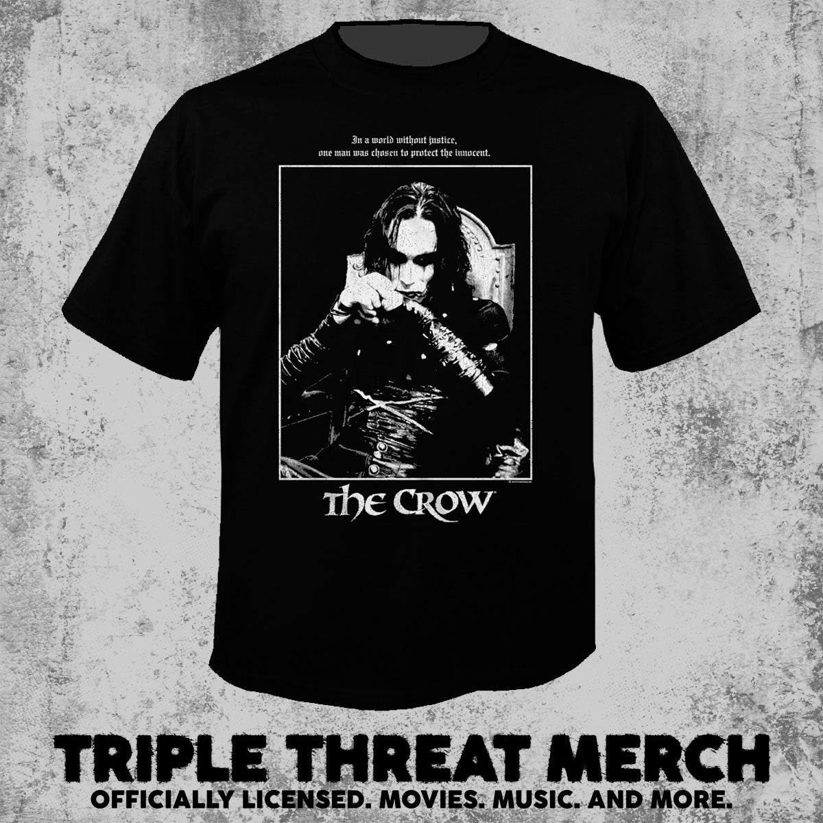 Crow - World Without Justice [Mens Shirt]
