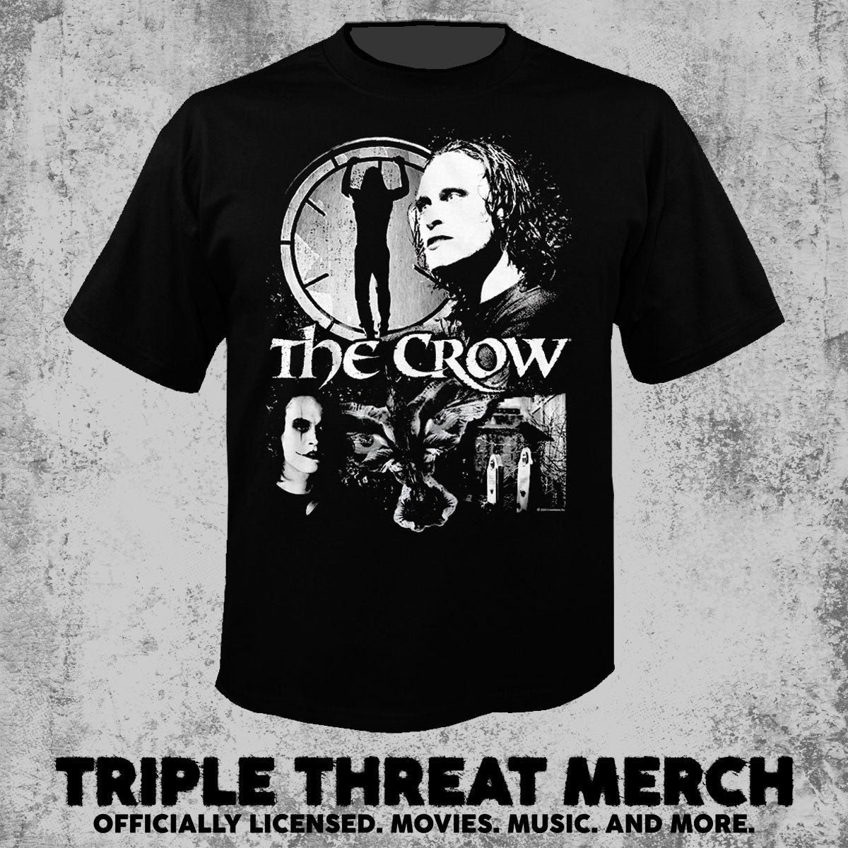 Crow - Window Collage (BW) [Mens Shirt]