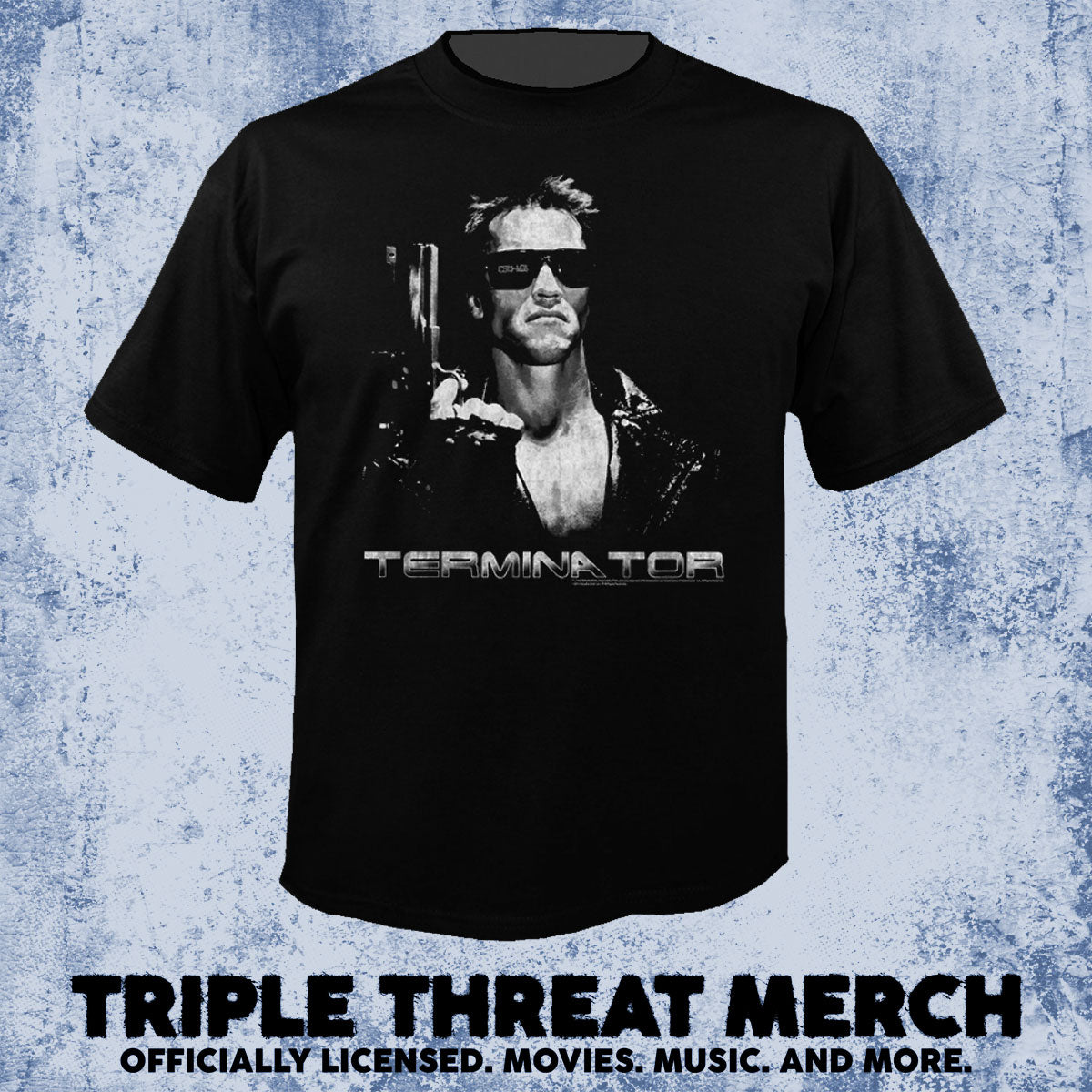 Terminator - BW Poster [Mens Shirt]