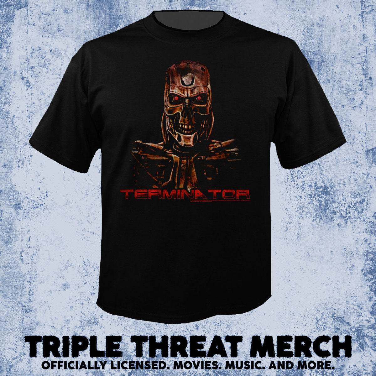 Terminator - Endoskeleton Red Logo [Mens Shirt]