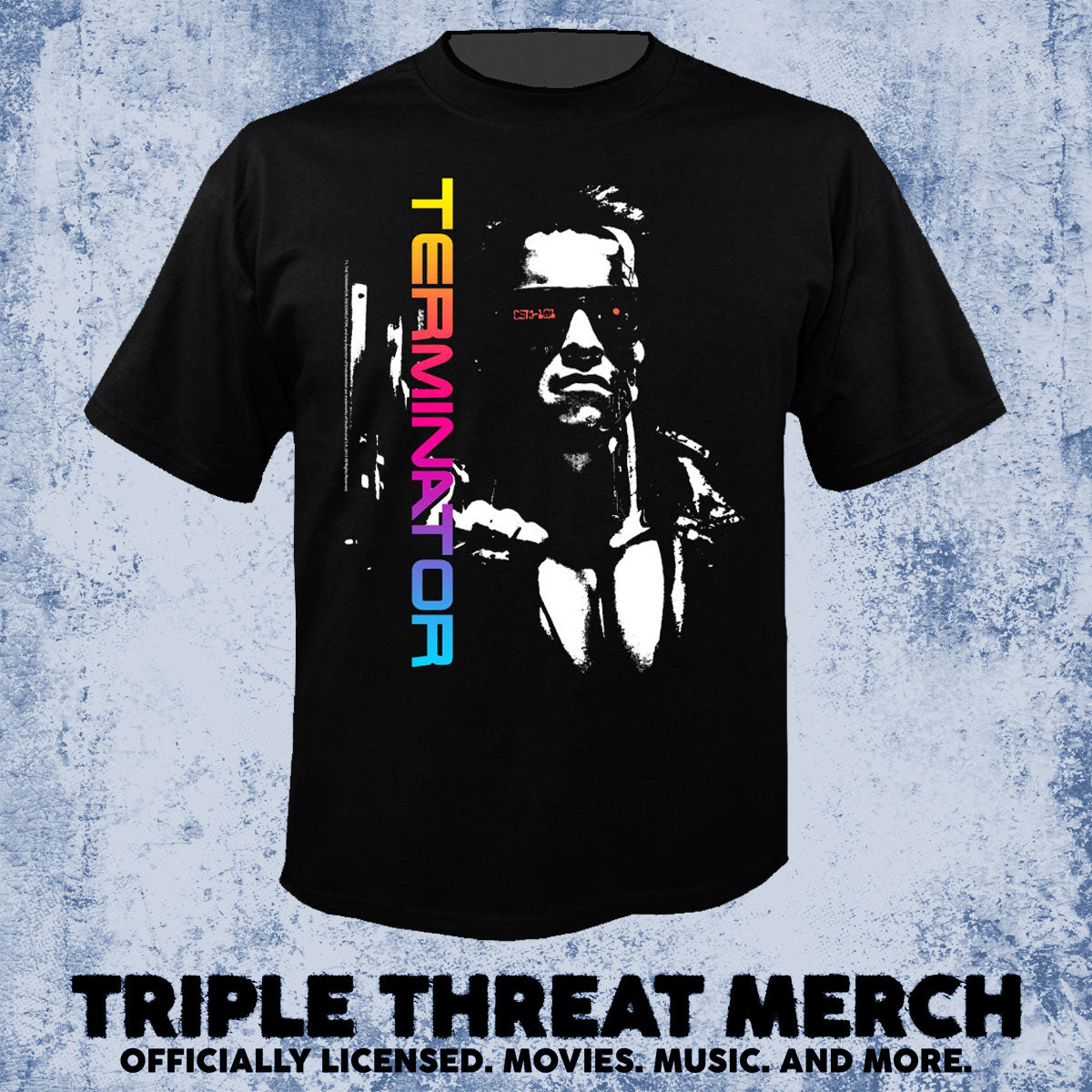 Terminator - Rainbow Logo [Mens Shirt]