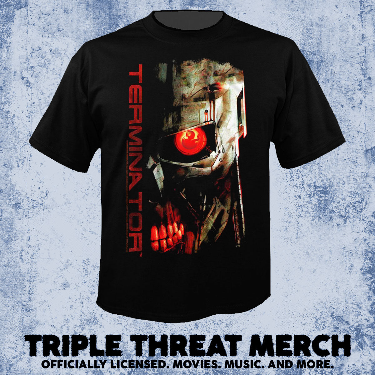 Terminator - Endoskeleton Logo Closeup [Mens Shirt]