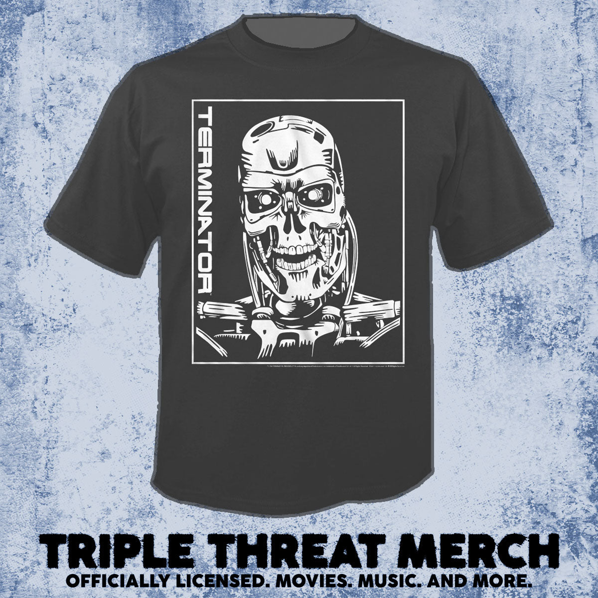 Terminator - Endoskeleton (Gray) [Mens Shirt]