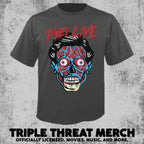 They Live - Ghoul Close Up (Charcoal) [Mens Shirt]