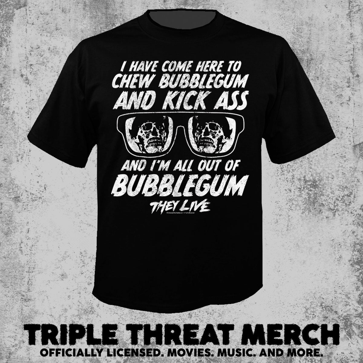 They Live - Bubblegum + Glasses [Mens Shirt]