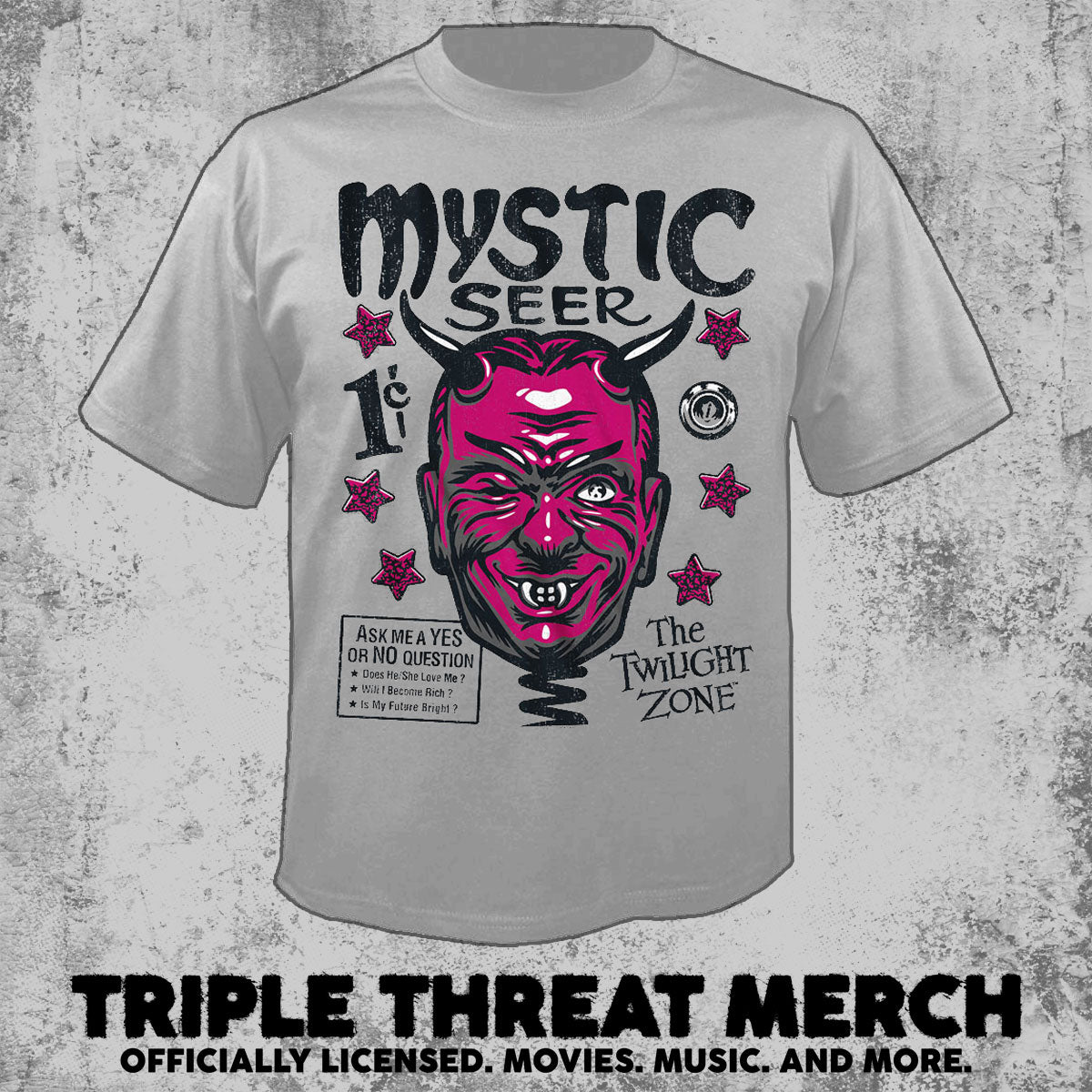 Twilight Zone - Mystic Seer (Light Gray) [Mens Shirt]