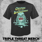 Creature From The Black Lagoon - Face Close-Up (Charcoal) [Mens Shirt]