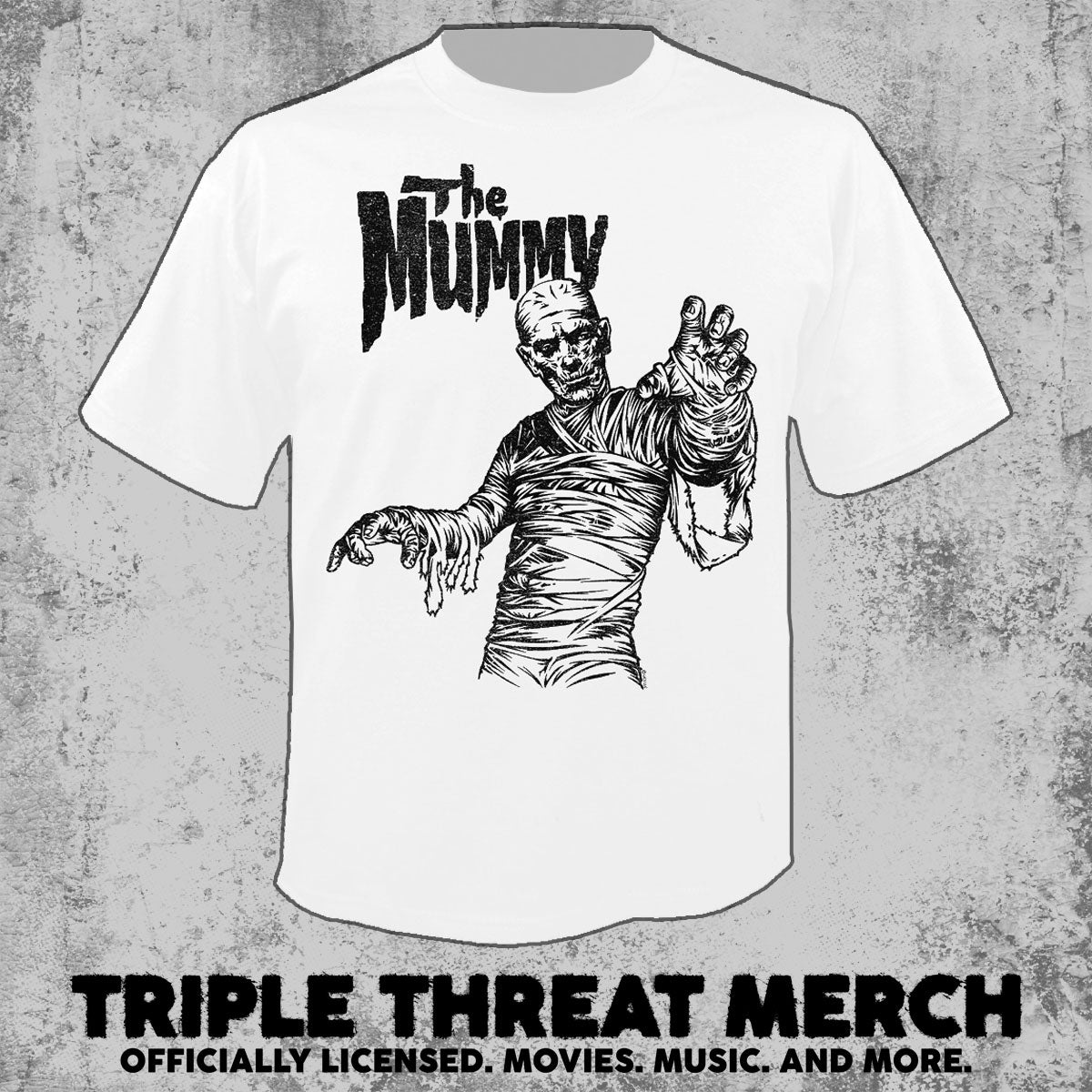 Mummy - Reaching (White) [Mens Shirt]
