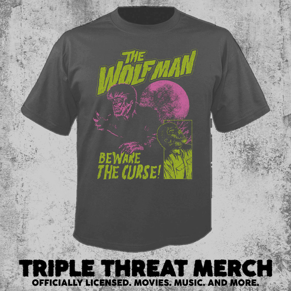 Wolfman -Beware The Curse (Mineral Wash) [Mens Shirt]