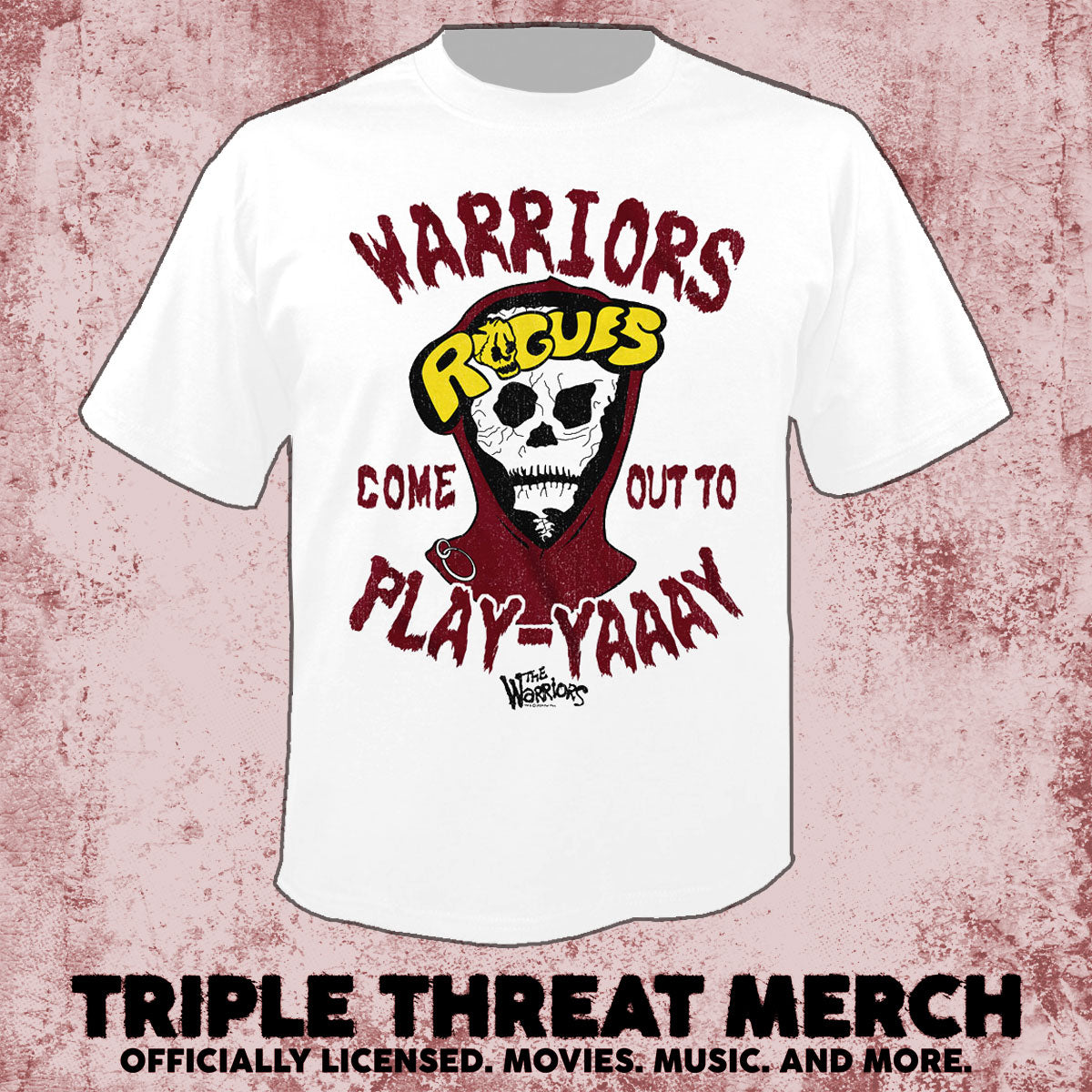 Warriors - Come Out To Play (Rouges) (White) [Mens Shirt]