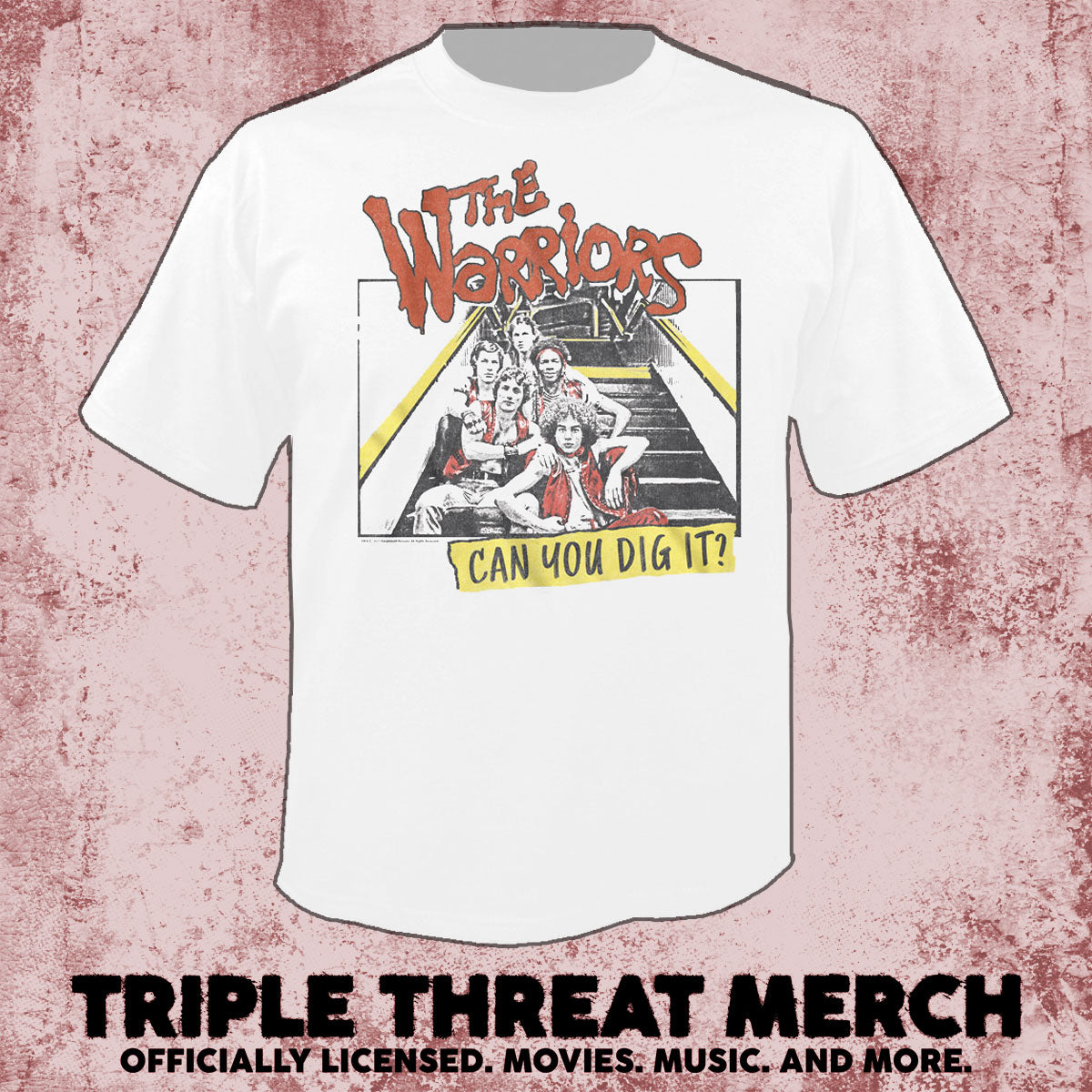 Warriors - Stairs Photo (White) [Mens Shirt]